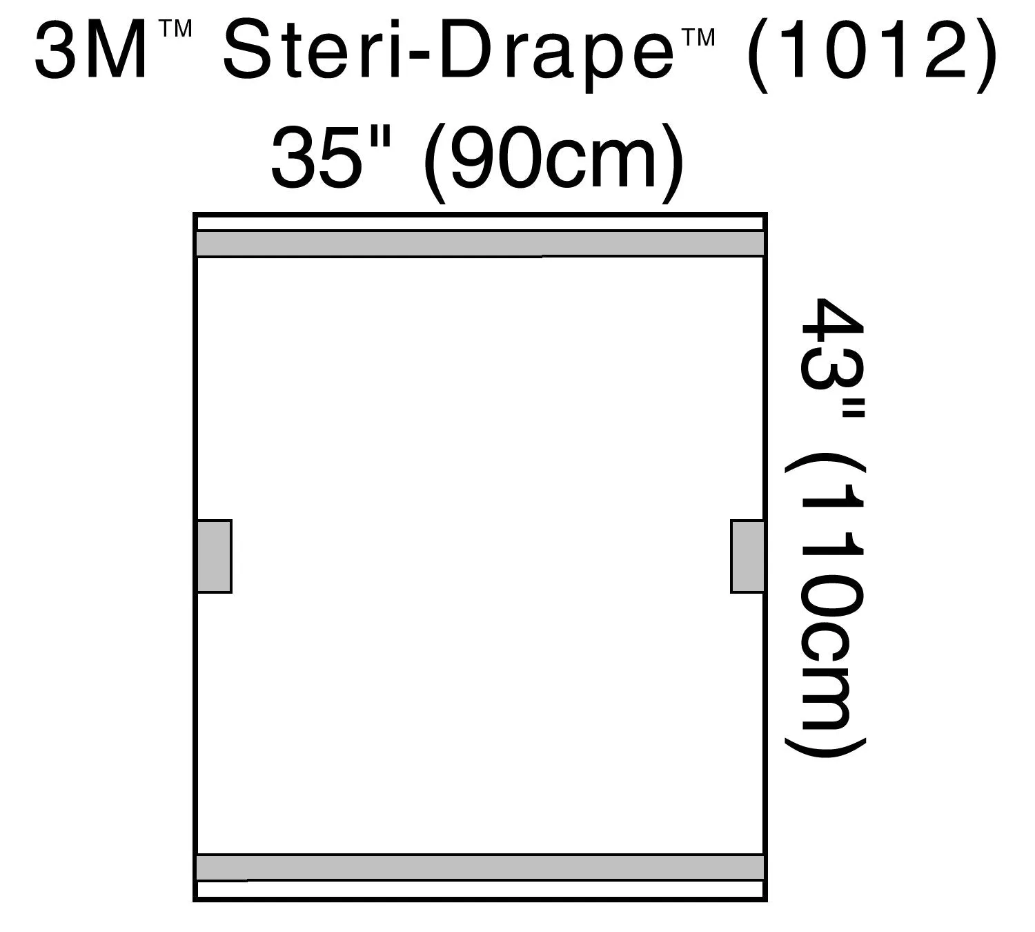 3M Steri-Drape Fluoroscope Cover, Sterile, Transparent Plastic, Disposable, 35" x 43", 1 Case of 40