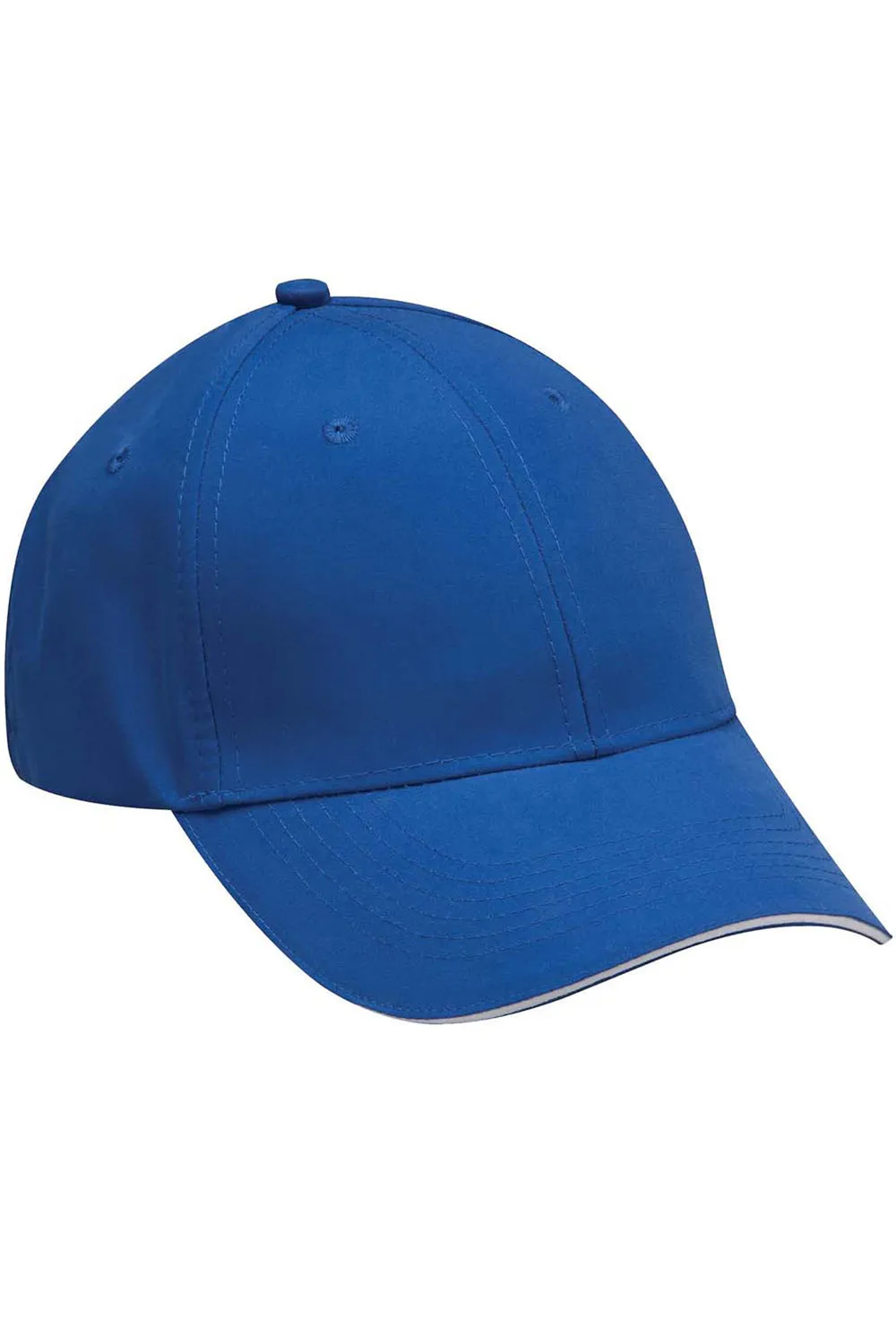 Adams Mens Performer Moisture Wicking Adjustable Hat - Royal Blue/White