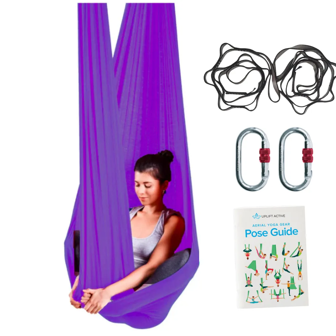 Aerial Yoga Hammock Set with Rigging Equipment