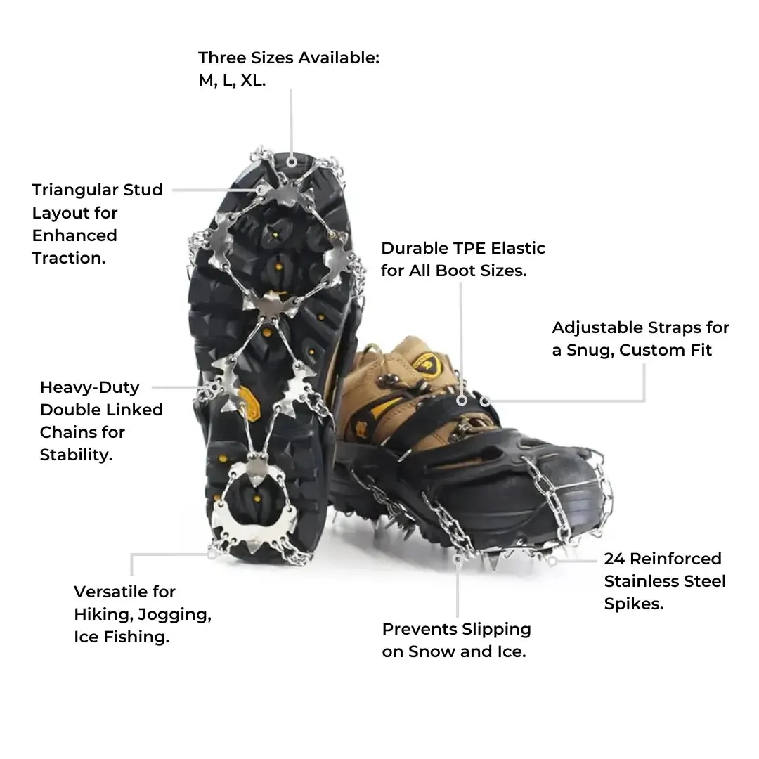 AlpineGrip Universal 24 Spike Crampons