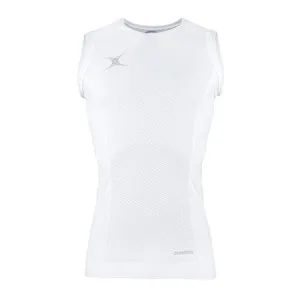 Aston Ingham  Senior's White Mizos Vest Baselayer Top