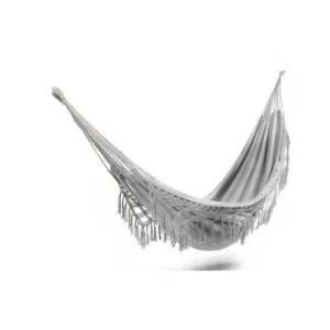 Boho Macramé Hammock in Grey