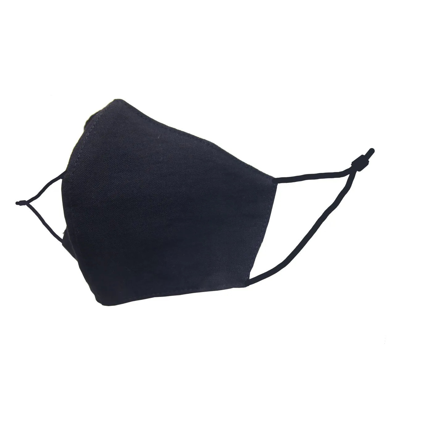 Children - Fridaze 100% Linen Face Mask incl. one PM 2.5 Filter - Black