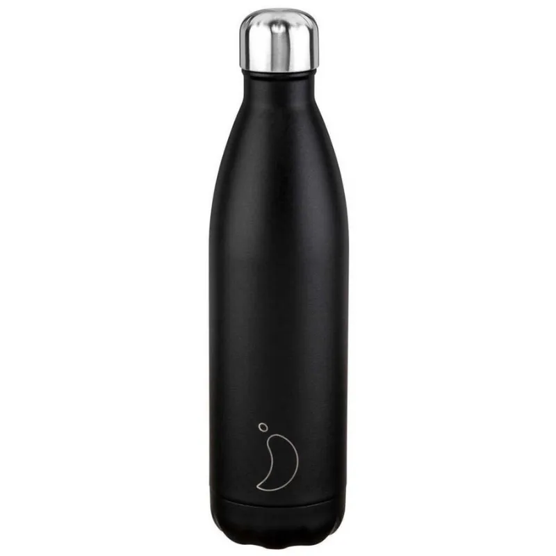 Chilly's Bottle Matte Black 750ml