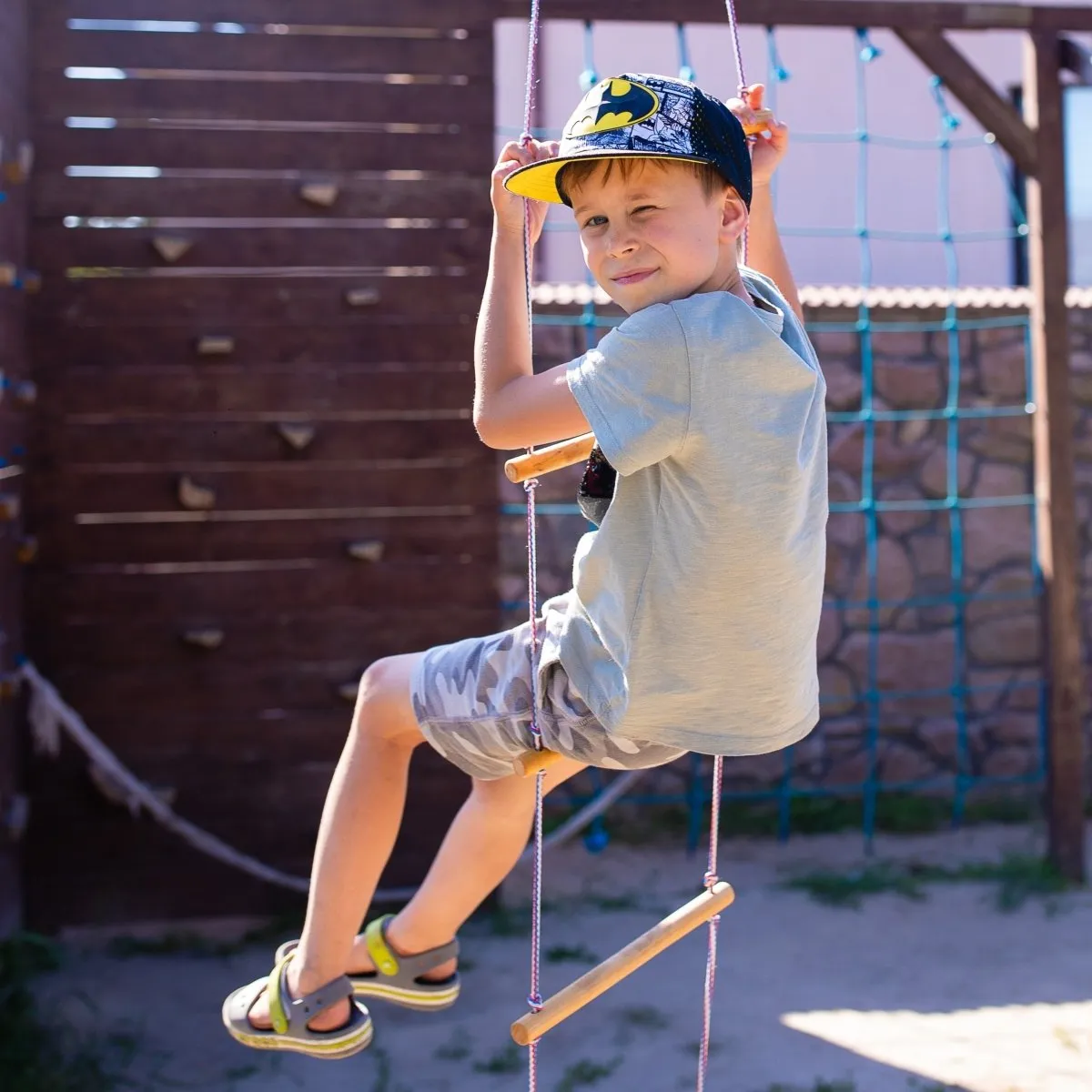 Climbing rope ladder for kids 3-9 y.o.