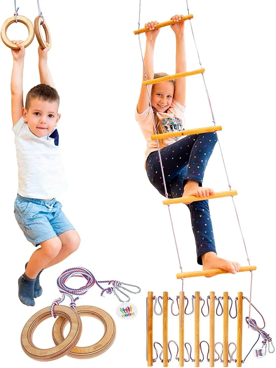 Climbing rope ladder for kids 3-9 y.o.