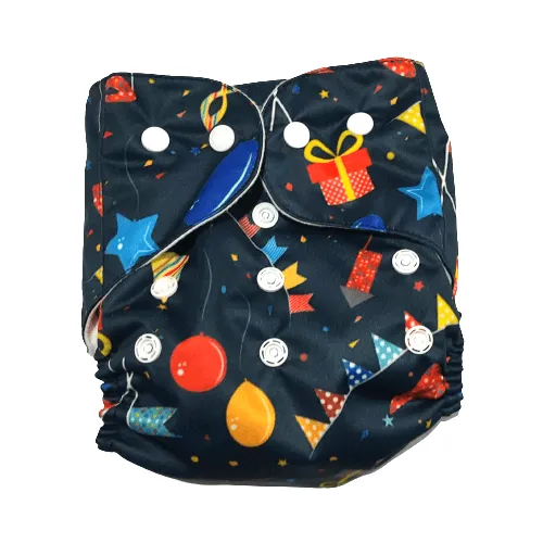 Combo of 5 Reusable Diapers - Option C