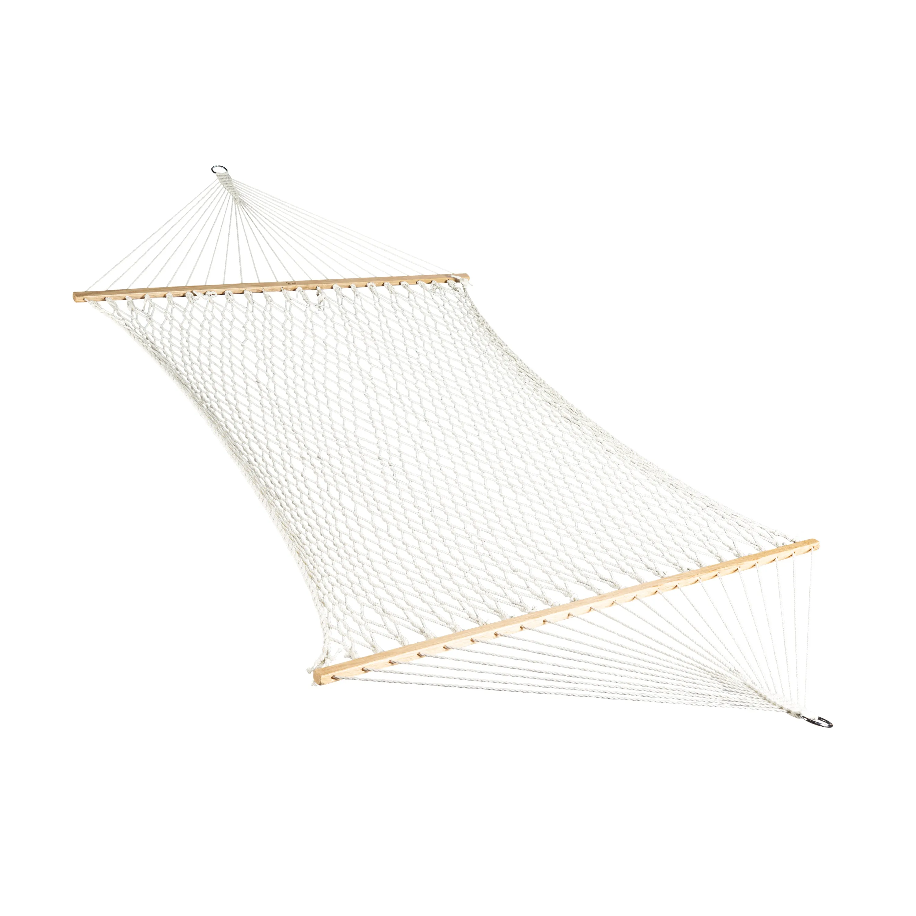 Cotton Rope Hammock w/ Spreader Bar & Hanging Hardware | 60-in. Wide | 450 Lb. Capacity