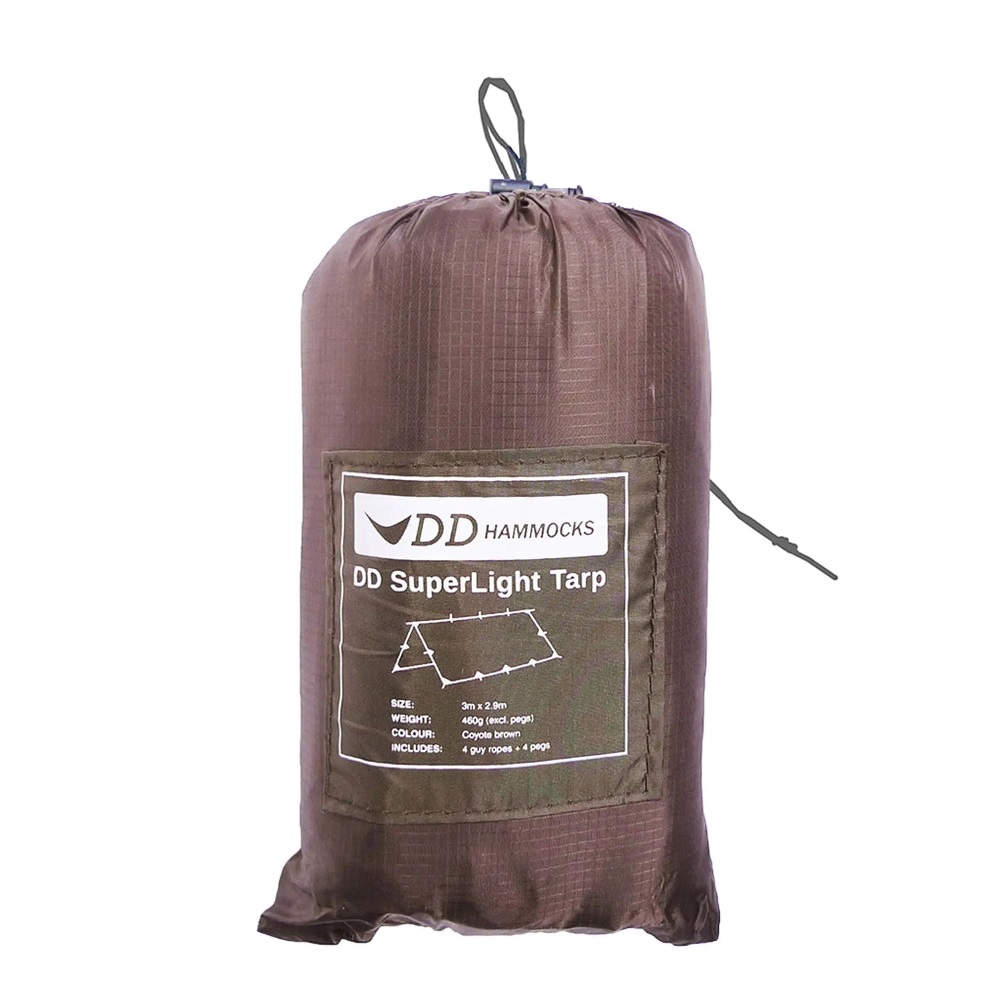 DD SUPERLIGHT TARP 2.9x3 metri - Telo ultraleggero per camping ed escursioni