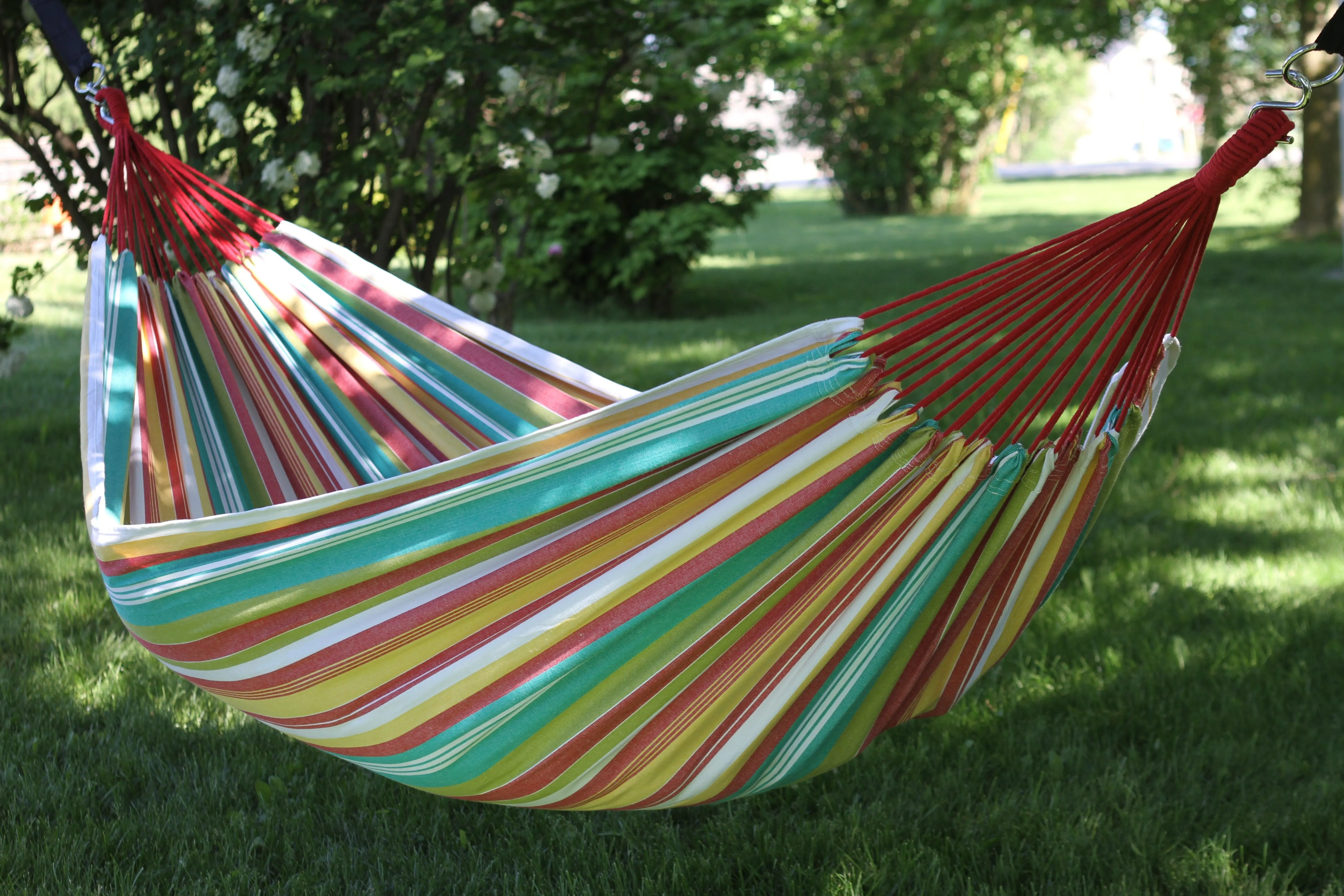 Double Size Brazilian Hammock in Salsa Colour