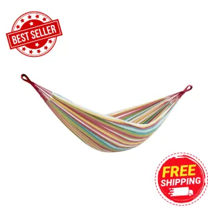 Double Size Brazilian Hammock in Salsa Colour