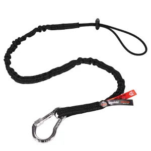 Ergodyne Squids 3100 Carabiner and Cinch Loop Tool Lanyard - Black