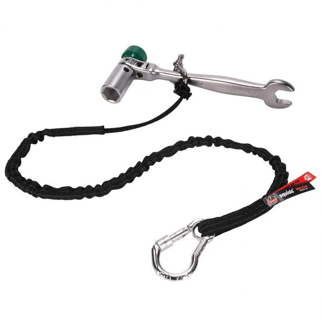 Ergodyne Squids 3100 Carabiner and Cinch Loop Tool Lanyard - Black