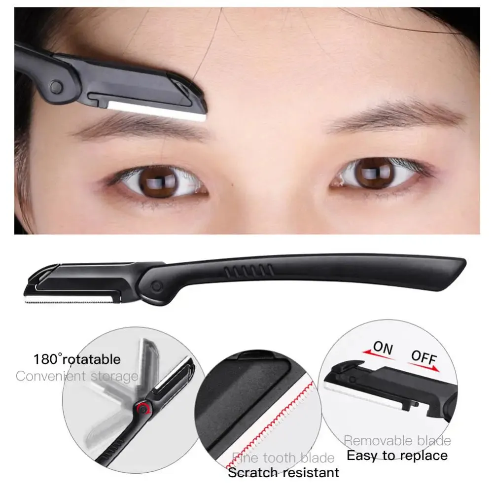 Eyebrow Trimming Scissors Set Stainless Steel Precision Tools