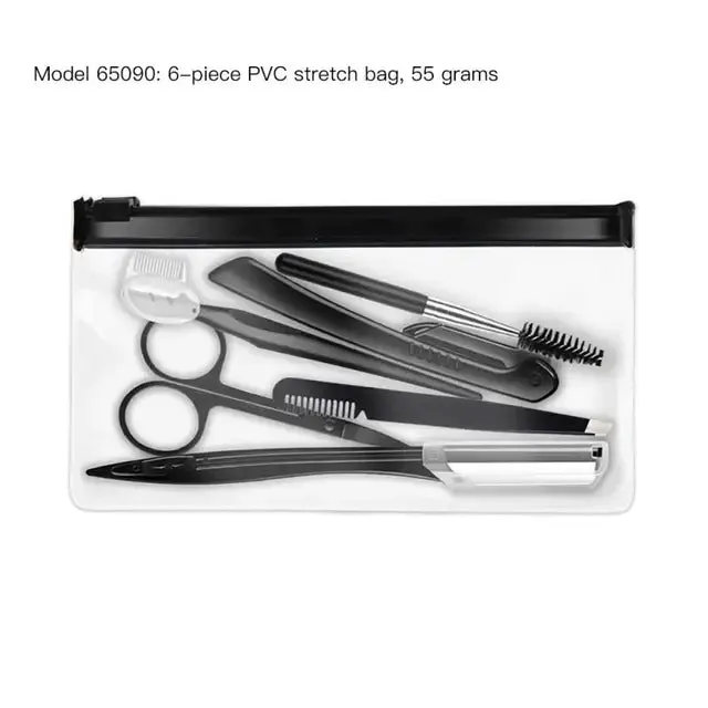 Eyebrow Trimming Scissors Set Stainless Steel Precision Tools