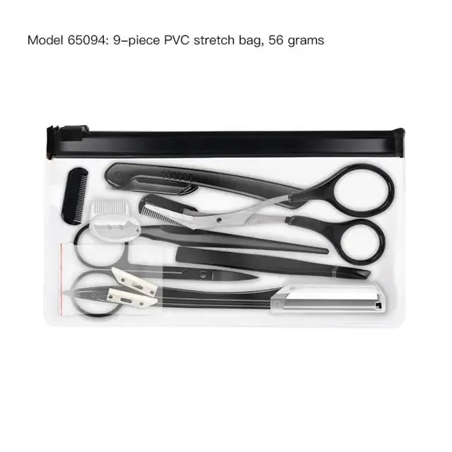 Eyebrow Trimming Scissors Set Stainless Steel Precision Tools