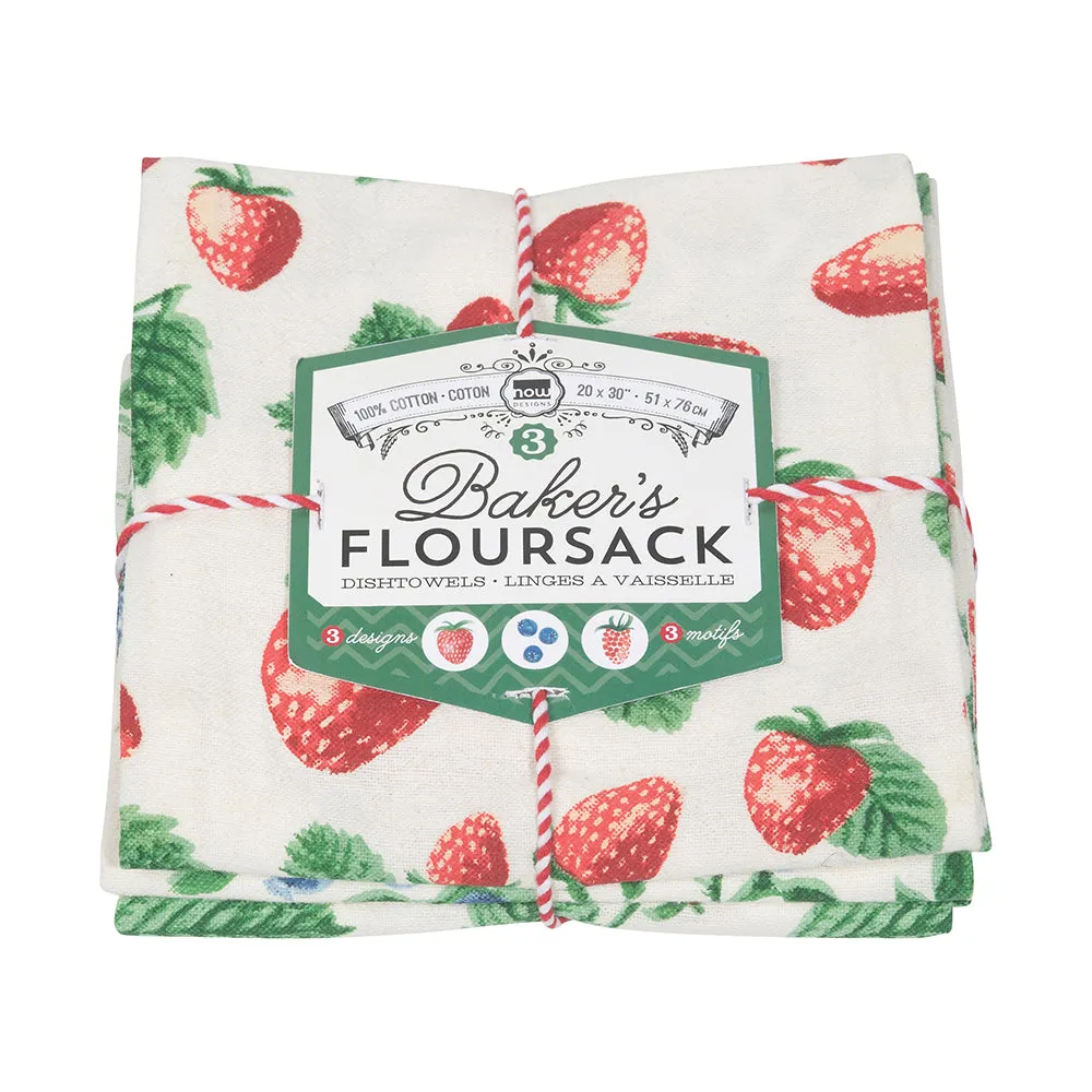 Flour Sack Dishtowels - Set of Three