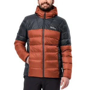 Jack Wolfskin Mens Nebelhorn Down Padded Windproof Coat - Carmine