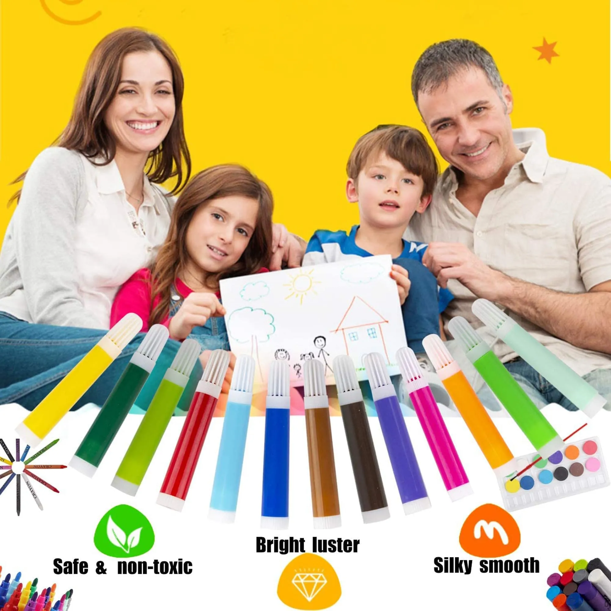 KARP Art Kit - Portable 150 Pieces Drawing Set