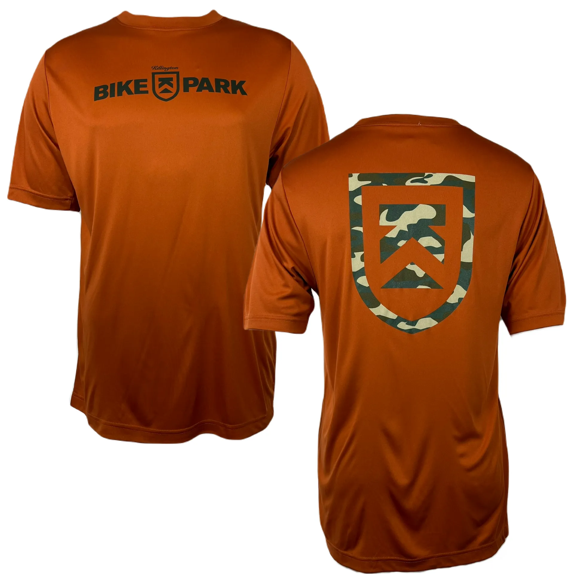 Killington Bike Park Camo Shield Tech TShirt