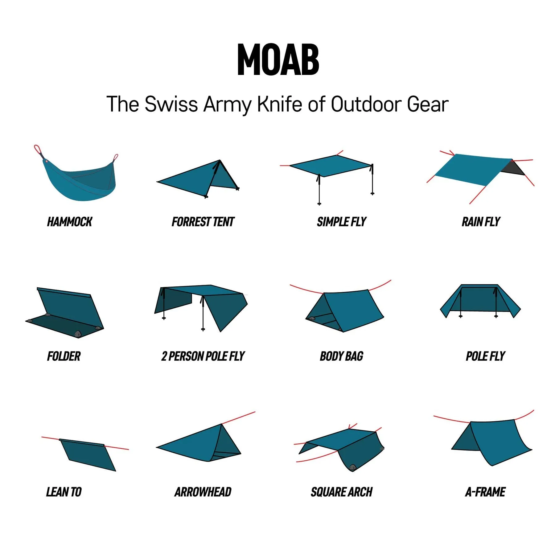 MOAB All-In-One Shelter/Hammock