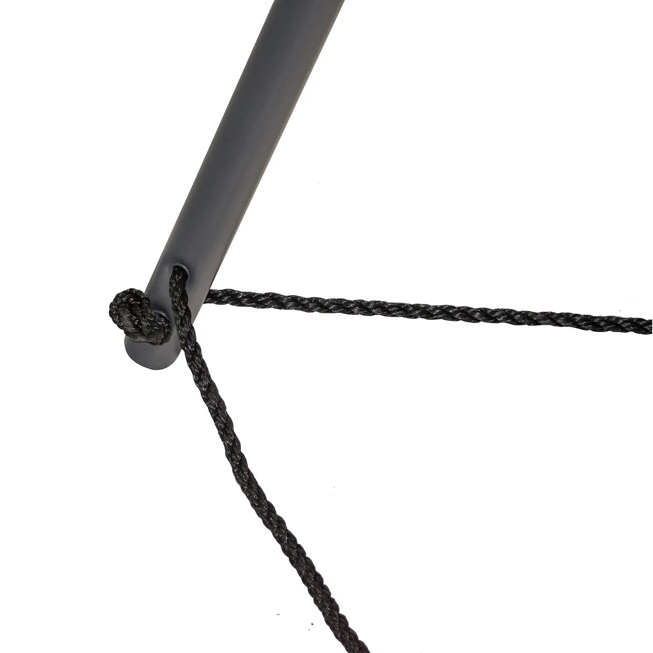 Overhead Tripod Stand w/ Supporting Base Ropes | 8-Foot Tall | Fits Hammock Chairs & Rope Swing Chairs | 500 Lb. Capacity