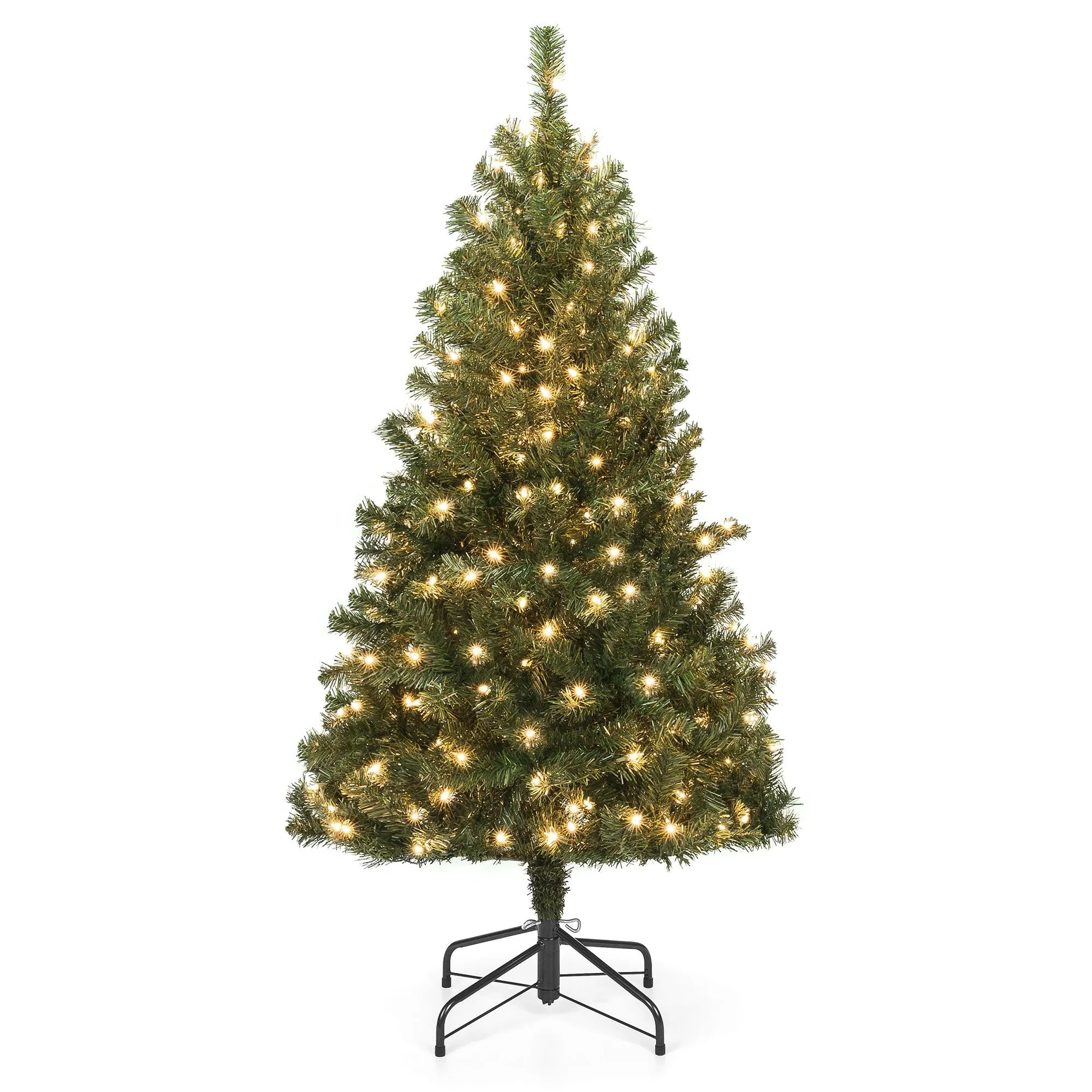 Pre-Lit Artificial Spruce Christmas Tree w/ Incandescent Lights