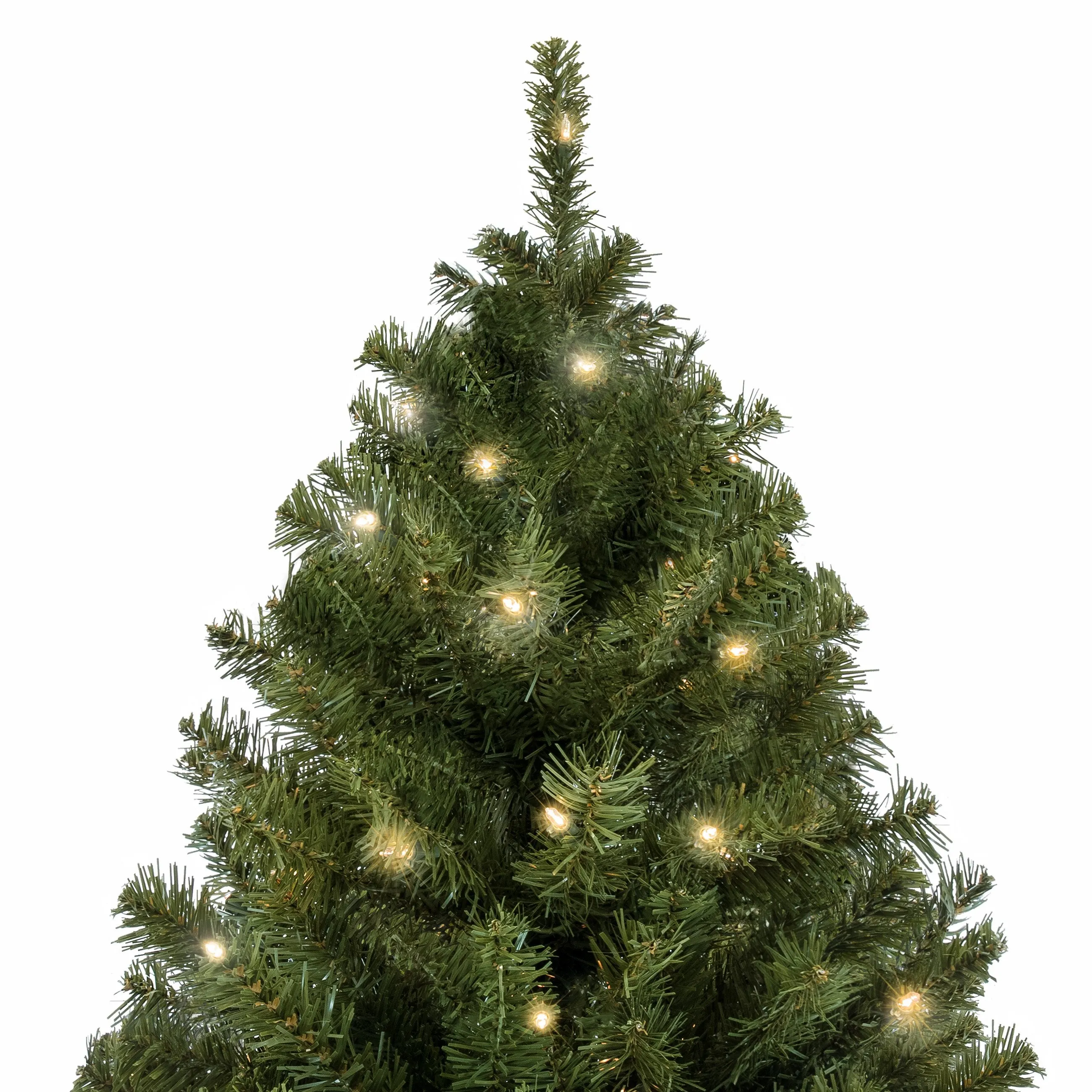 Pre-Lit Artificial Spruce Christmas Tree w/ Incandescent Lights