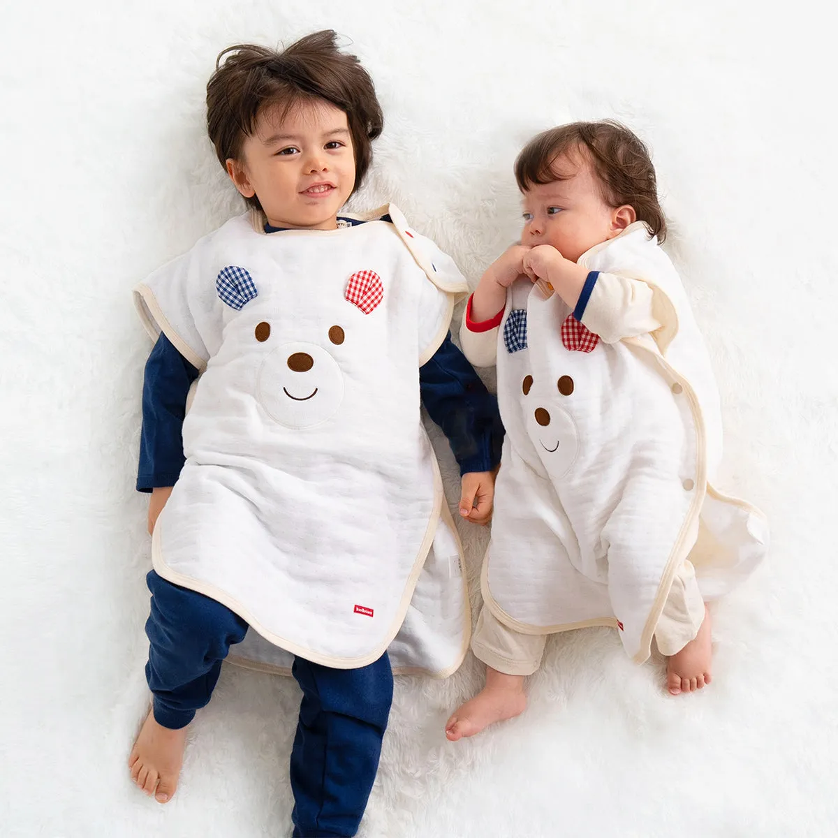 Wearable Beary Bean Blanket in 6-Layer Gauze