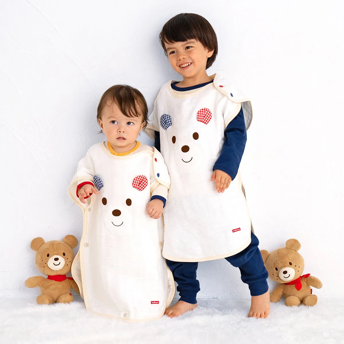 Wearable Beary Bean Blanket in 6-Layer Gauze